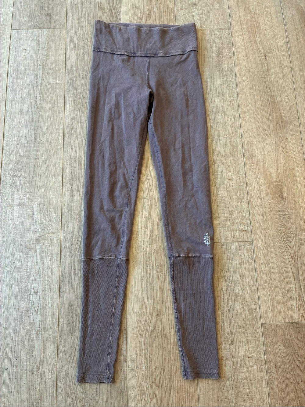 Free People Movement High-Waist Brown Leggings extra long soft stretchy Fall
